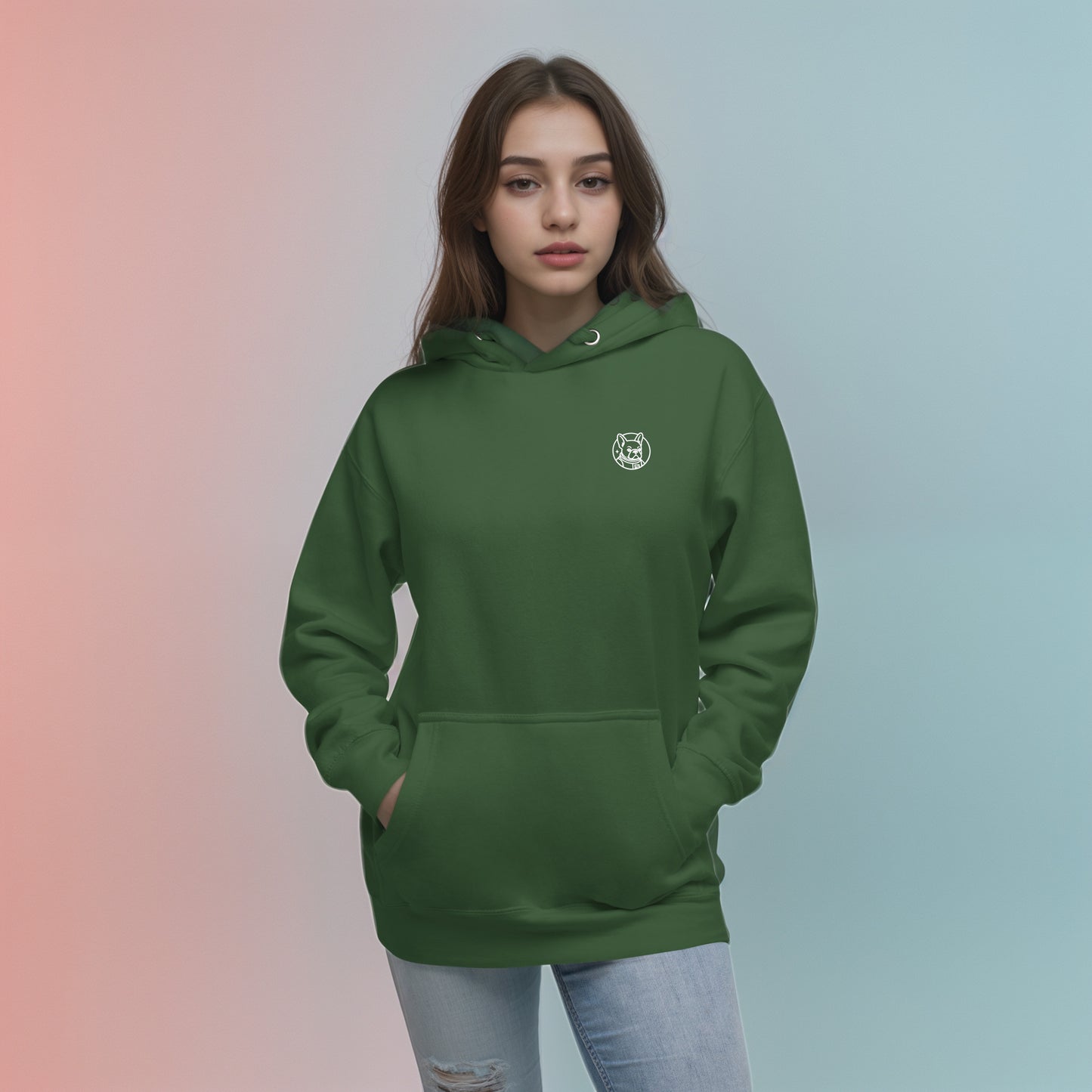Deadline – Unisex Hoodie mit Astronaut-Frenchie