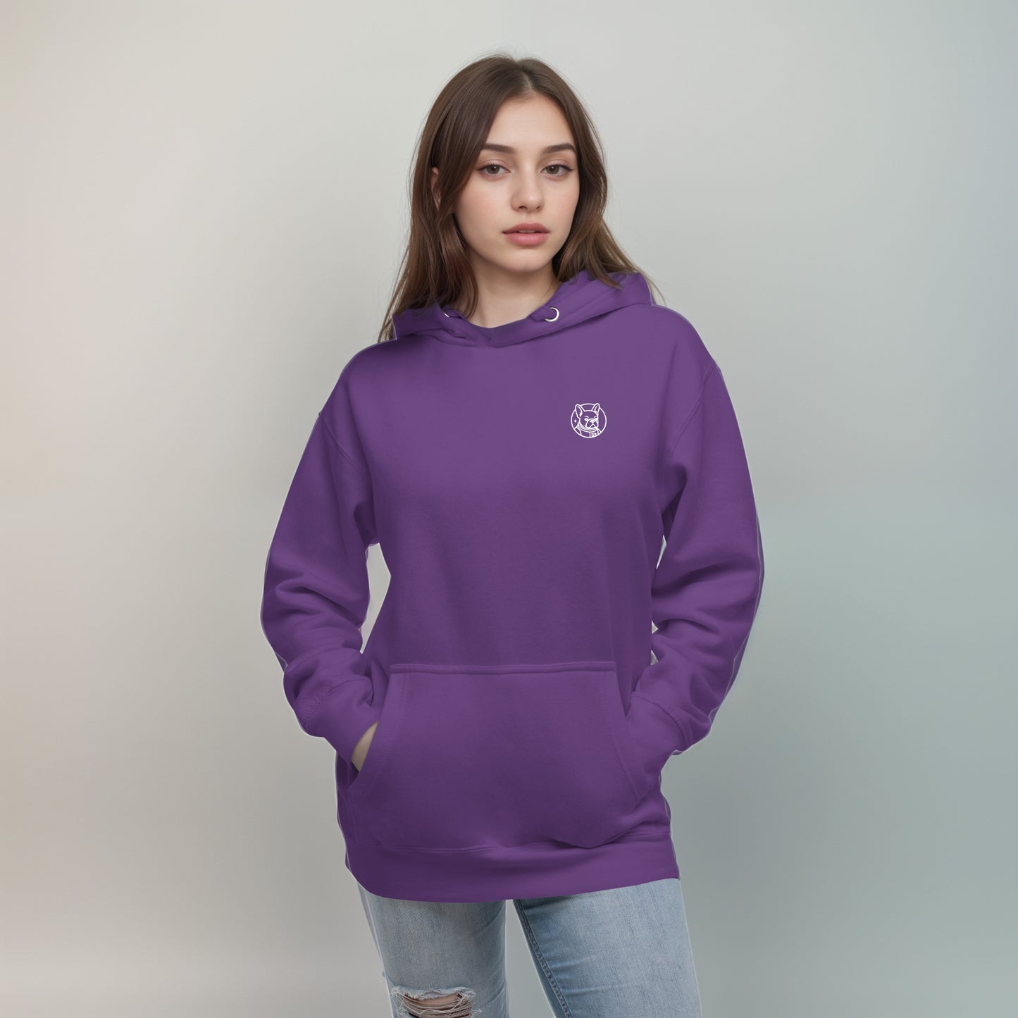 Deadline – Unisex Hoodie mit Astronaut-Frenchie