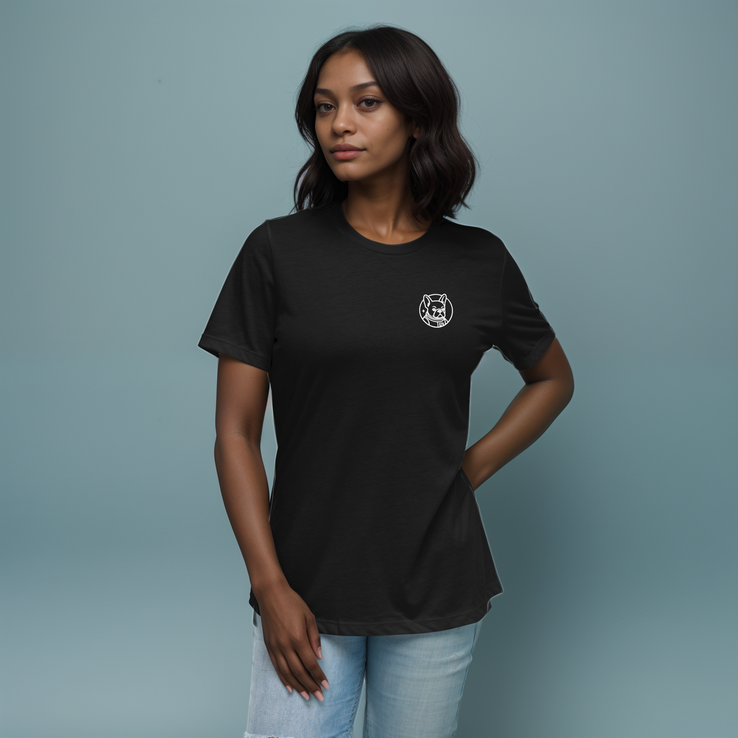 Mission: Deadline – Women’s Relaxed Fit T-Shirt mit Astronaut-Frenchie