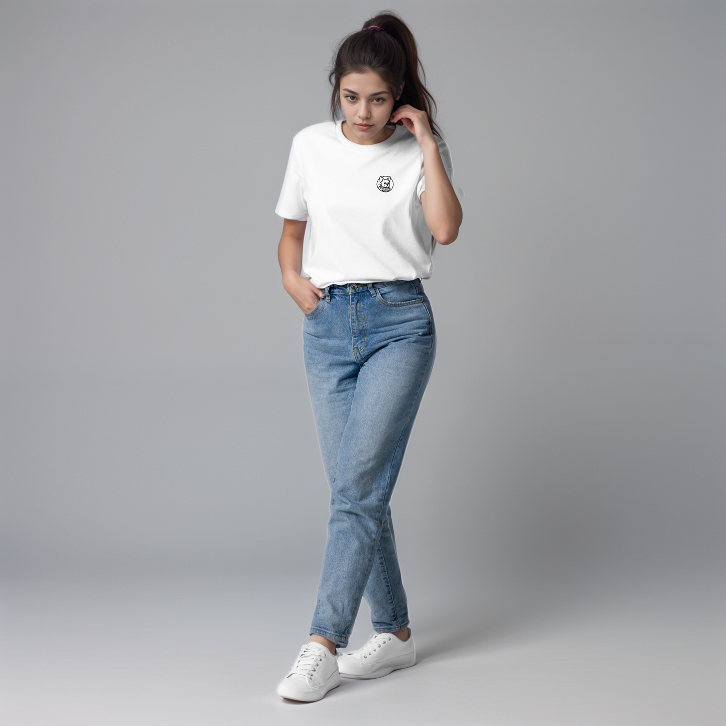 Mission: Deadline – Unisex T-Shirt aus Bio-Baumwolle mit Astronaut-Frenchie
