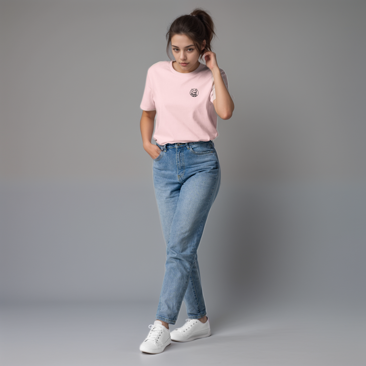Mission: Deadline – Unisex T-Shirt aus Bio-Baumwolle mit Astronaut-Frenchie