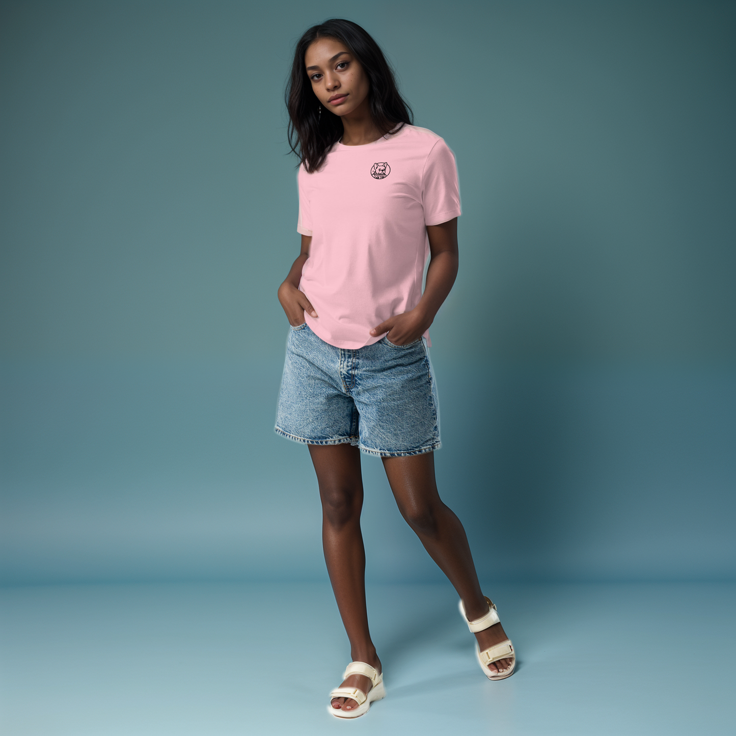 Mission: Deadline – Women’s Relaxed Fit T-Shirt mit Astronaut-Frenchie