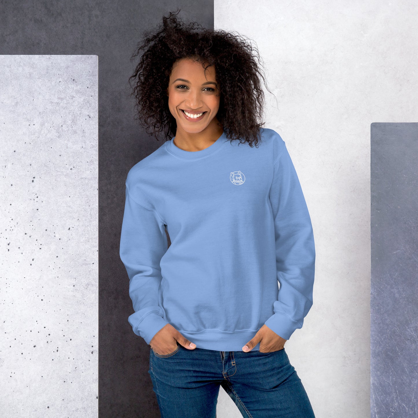Mission: Deadline – Unisex Sweatshirt mit Astronaut-Frenchie