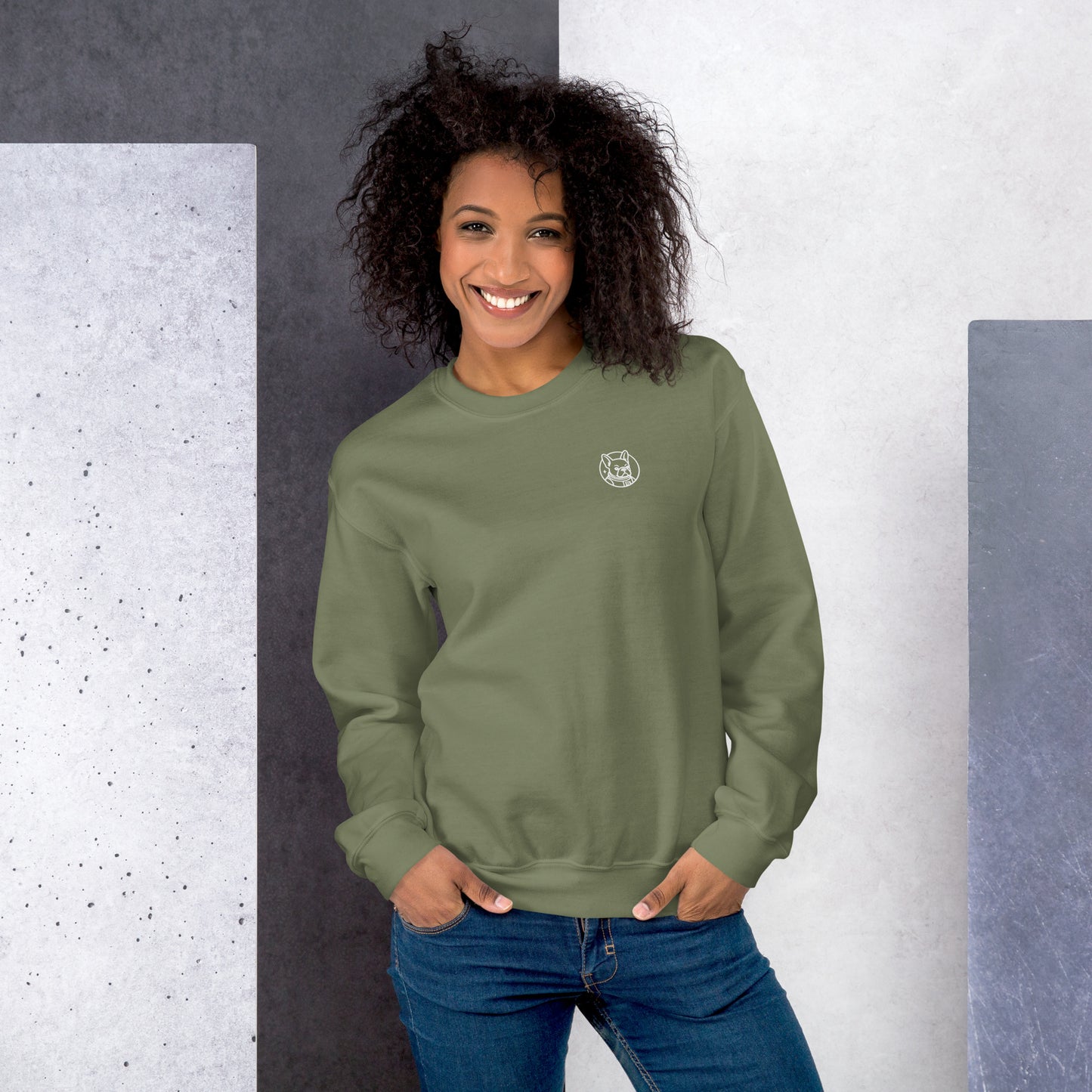 Mission: Deadline – Unisex Sweatshirt mit Astronaut-Frenchie