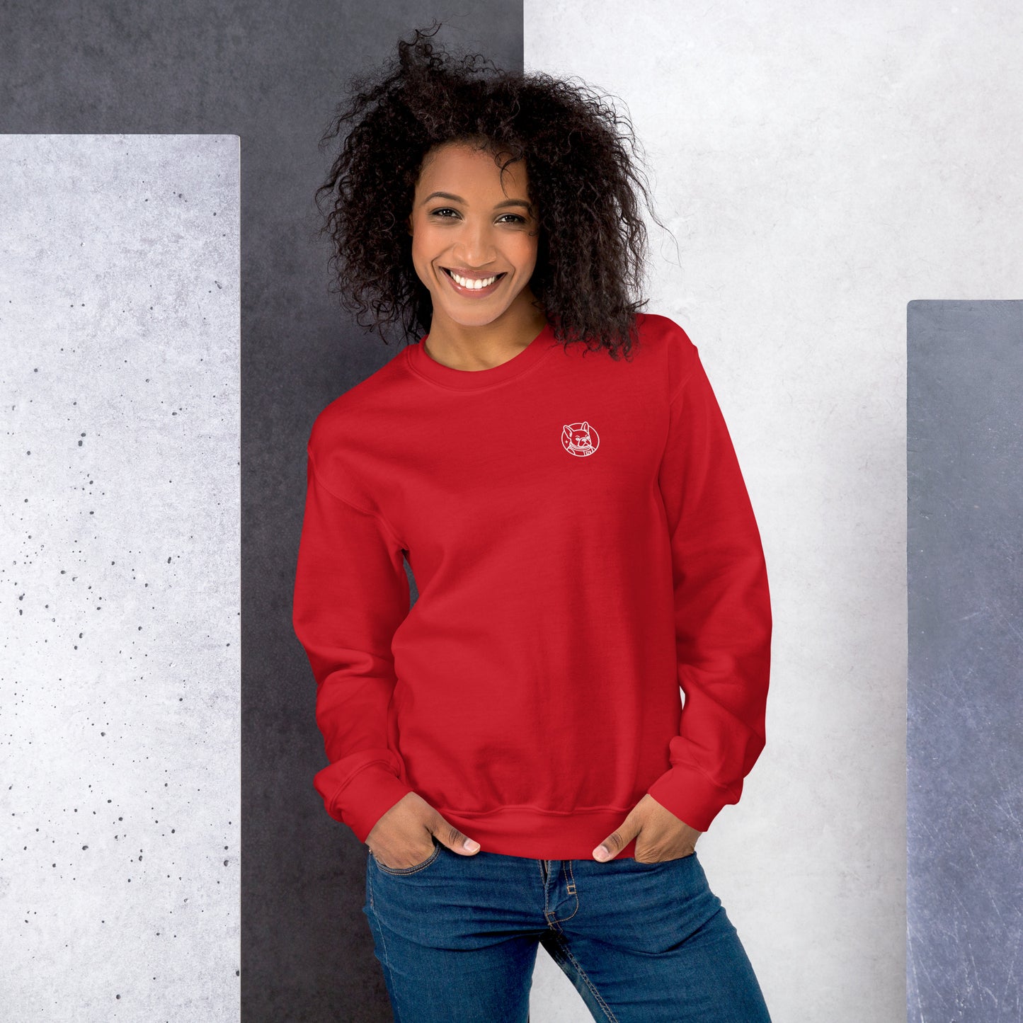 Mission: Deadline – Unisex Sweatshirt mit Astronaut-Frenchie