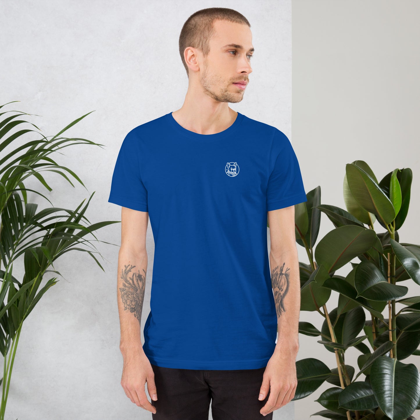 Mission: Deadline – Unisex T-Shirt mit Astronaut-Frenchie