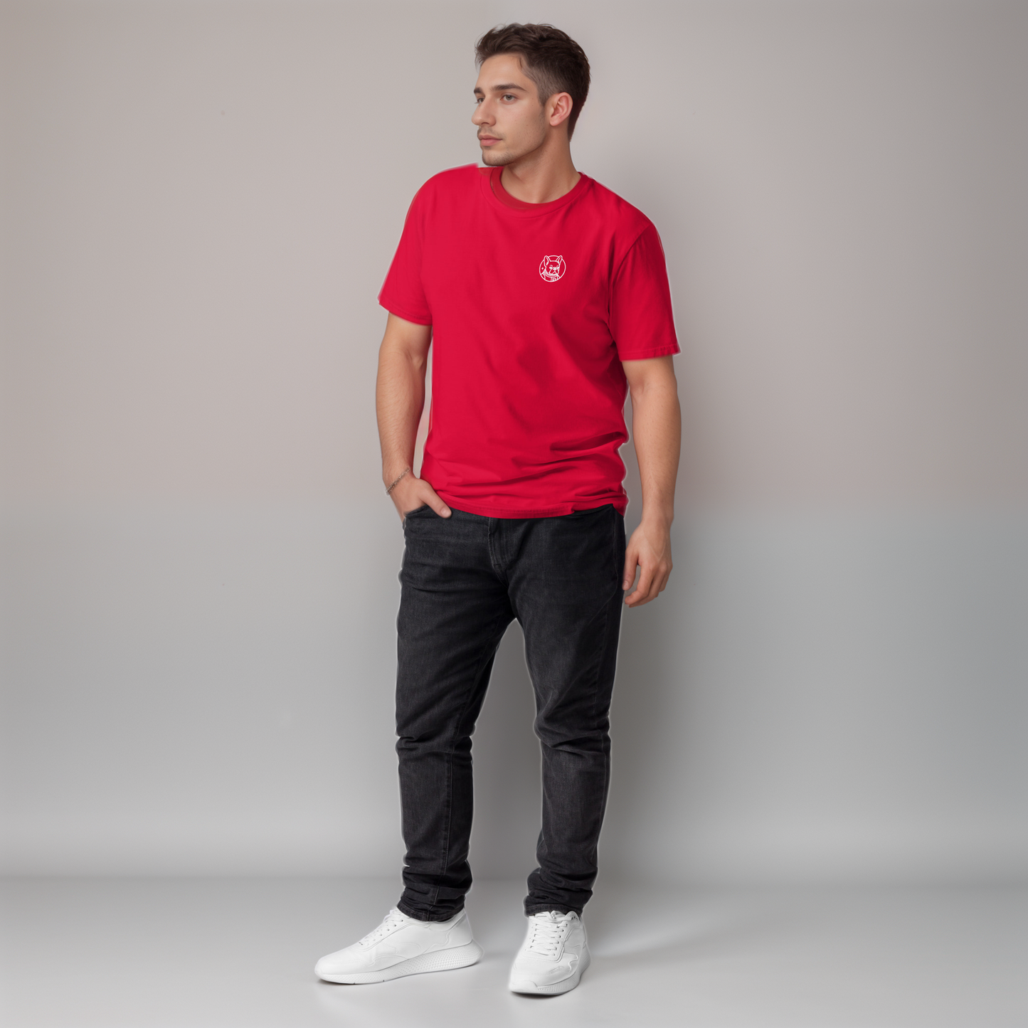 Mission: Deadline – Unisex T-Shirt aus Bio-Baumwolle mit Astronaut-Frenchie