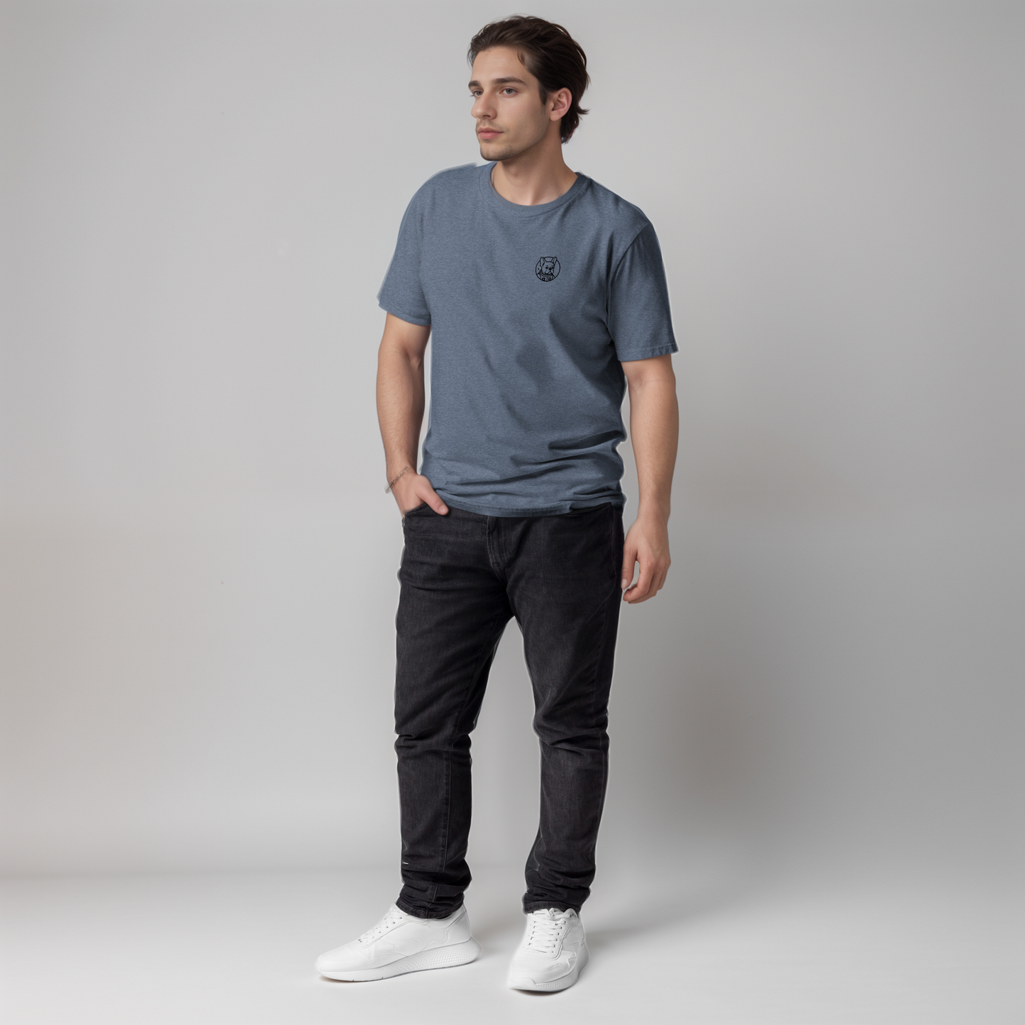 Mission: Deadline – Unisex T-Shirt aus Bio-Baumwolle mit Astronaut-Frenchie